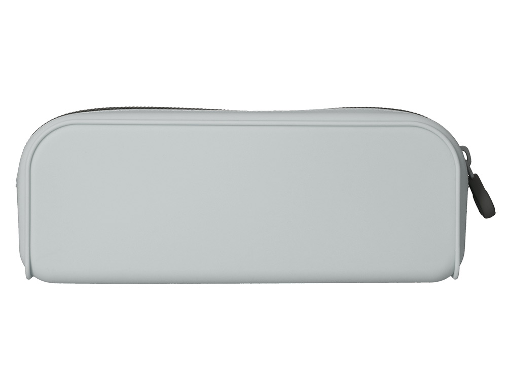 FOURRE-TOUT ANTARTIK RECTANGULAIRE 1 COMPARTIMENT EN SILICONE MODELE PRISMA 185X50X75MM COLORIS GRIS