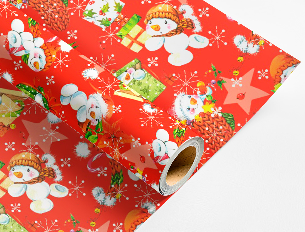 PAPIER CADEAU LIDERPAPEL NOEL ROULEAU 0,70X2M 60G MOTIFS    ASSORTIS B-2024