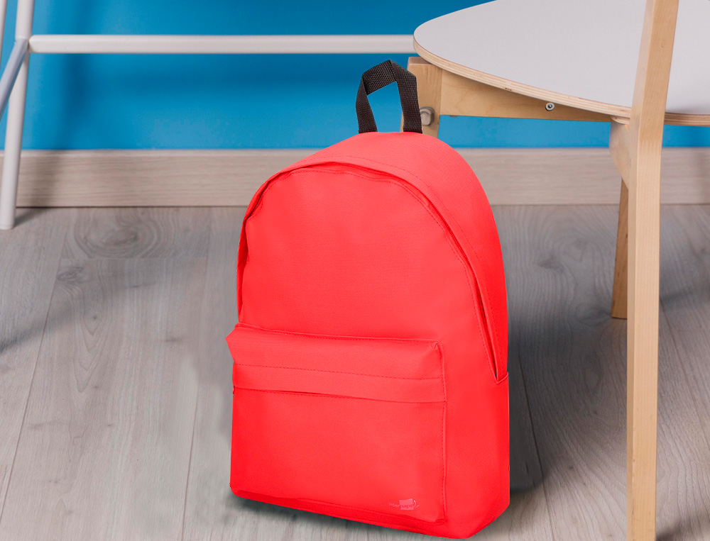 SAC A DOS LIDERPAPEL 1 COMPARTIMENT 40X12,5X30CM     COLORIS ROUGE