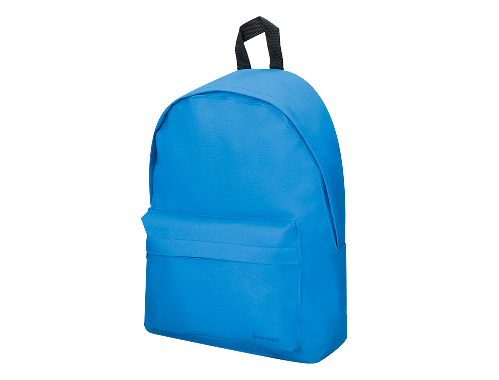 SAC A DOS LIDERPAPEL 1 COMPARTIMENT 40X12,5X30CM     COLORIS BLEU AZUR