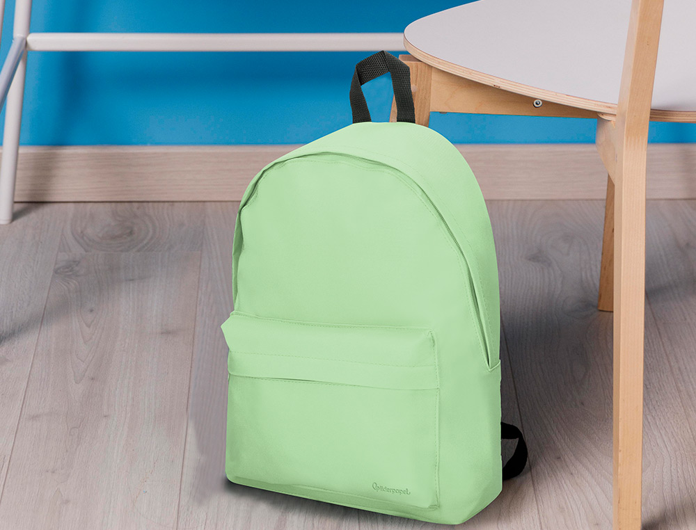 SAC A DOS LIDERPAPEL 1 COMPARTIMENT 40X12,5X30 CM COLORIS VERT PASTEL