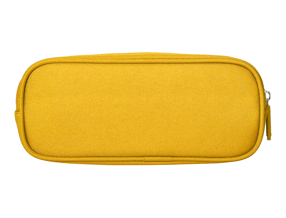 FOURRE-TOUT LIDERPAPEL RECTANGULAIRE COINS ARRONDIS  1 COMPARTIMENT AVEC POCHE     AVANT 21X9CM COLORIS JAUNE