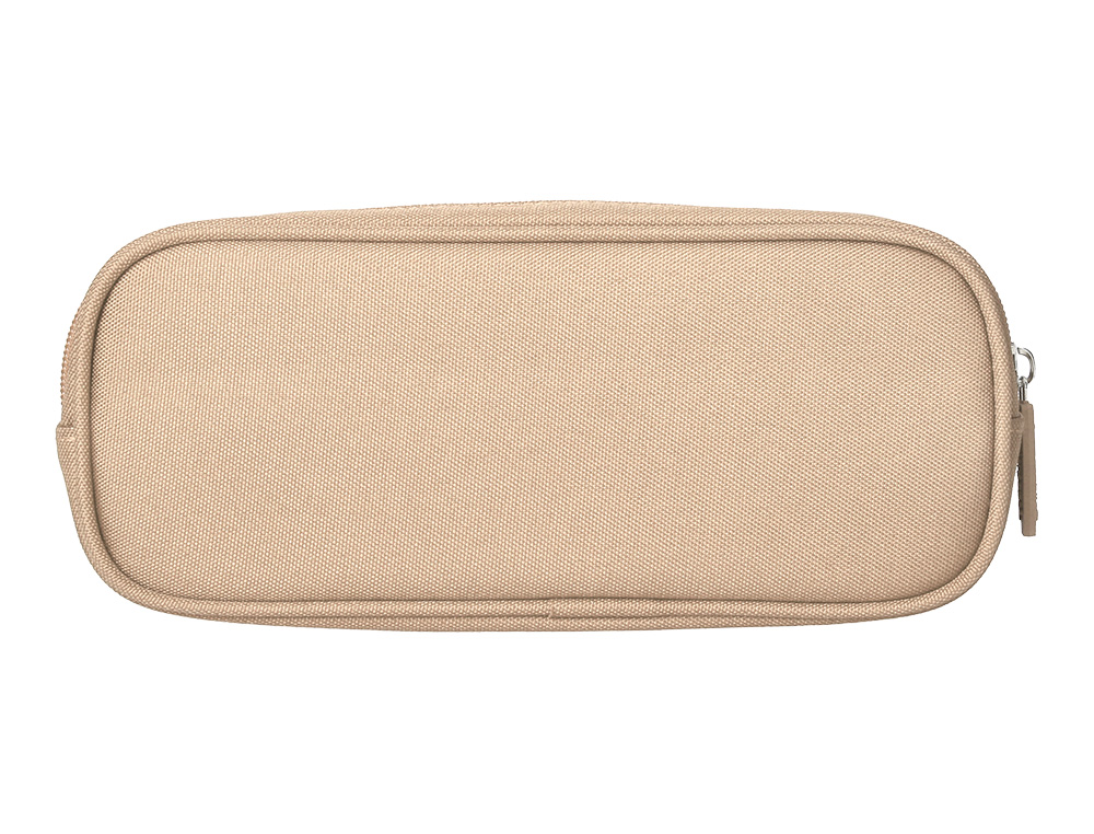 FOURRE-TOUT LIDERPAPEL RECTANGULAIRE COINS ARRONDIS  1 COMPARTIMENT AVEC POCHE     AVANT 21X9CM COLORIS BEIGE