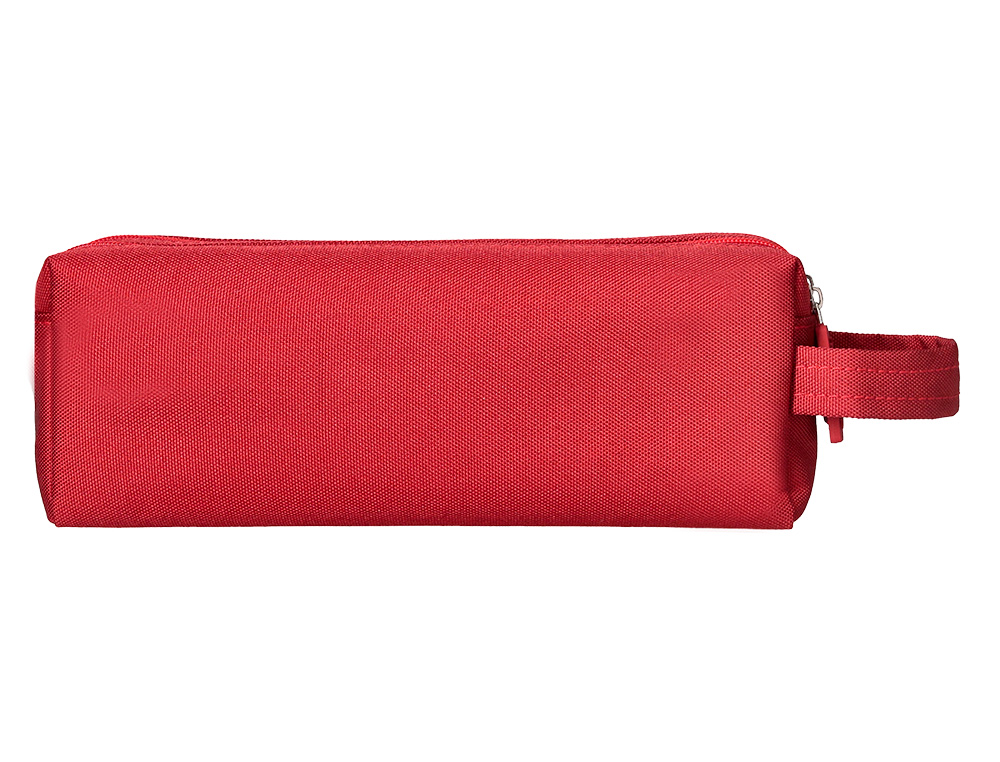 FOURRE-TOUT LIDERPAPEL RECTANGULAIRE 2 COMPARTIMENTS ANSE DE PREHENSION 21X8CM     COLORIS ROUGE