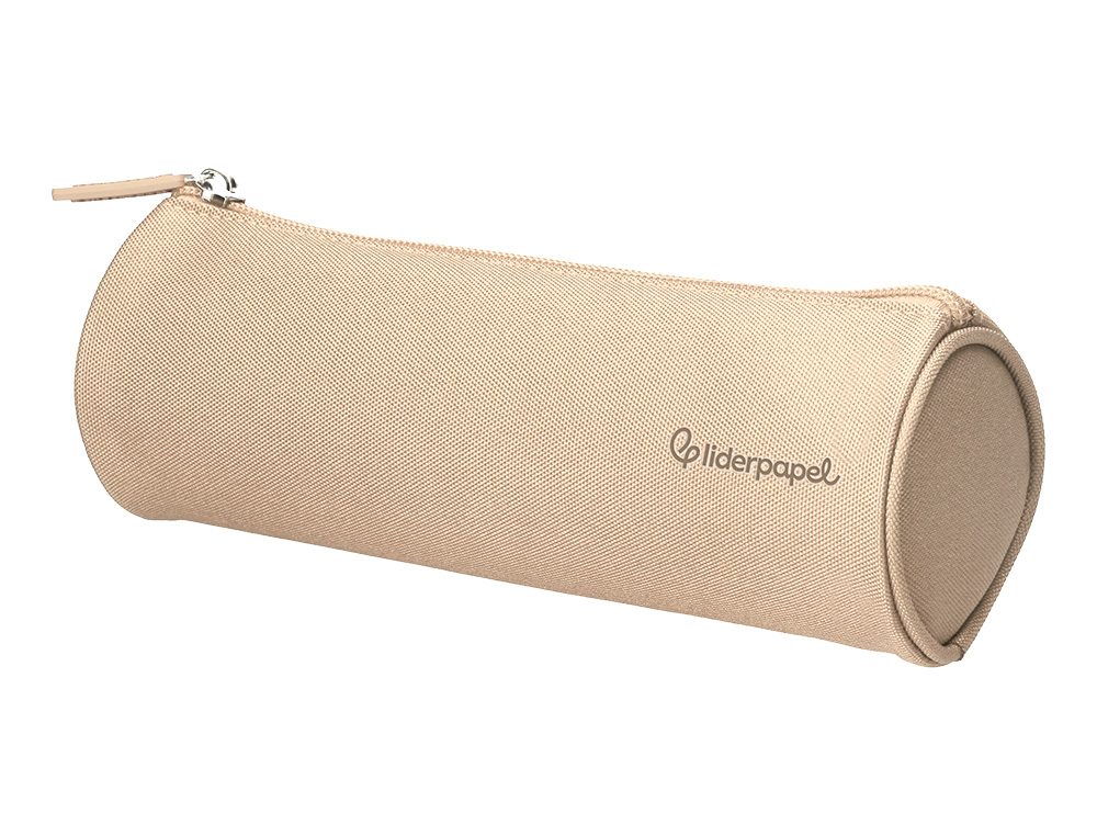 FOURRE-TOUT LIDERPAPEL ROND 21X7CM COLORIS BEIGE