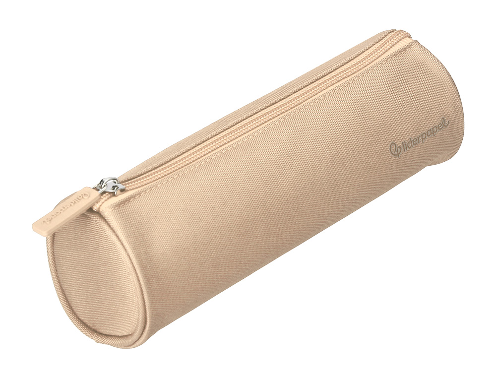 FOURRE-TOUT LIDERPAPEL ROND 21X7CM COLORIS BEIGE