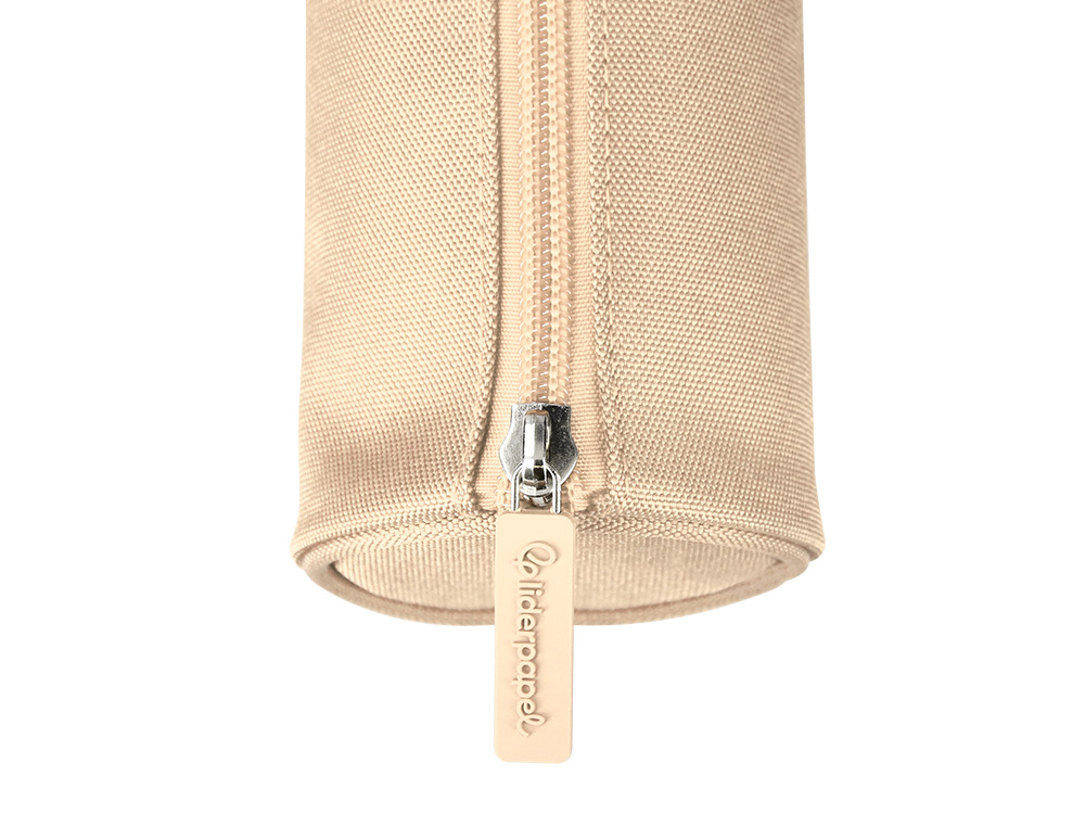 FOURRE-TOUT LIDERPAPEL ROND 21X7CM COLORIS BEIGE