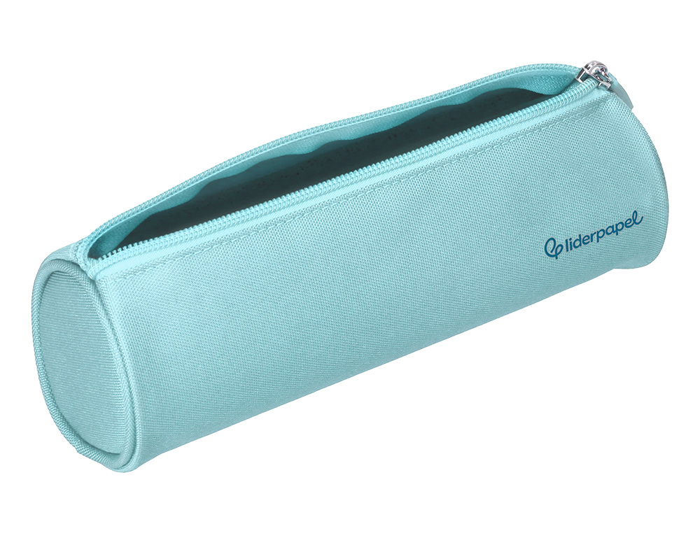 FOURRE-TOUT LIDERPAPEL ROND 21X7CM COLORIS BLEU CELESTE
