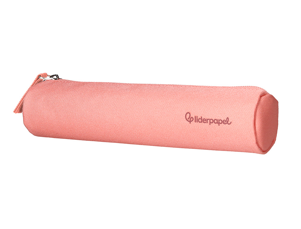 FOURRE-TOUT LIDERPAPEL ROND MINCE 22X4,5CM COLORIS ROSE   PECHE