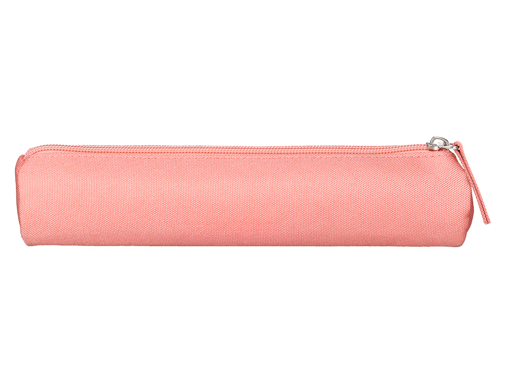 FOURRE-TOUT LIDERPAPEL ROND MINCE 22X4,5CM COLORIS ROSE   PECHE