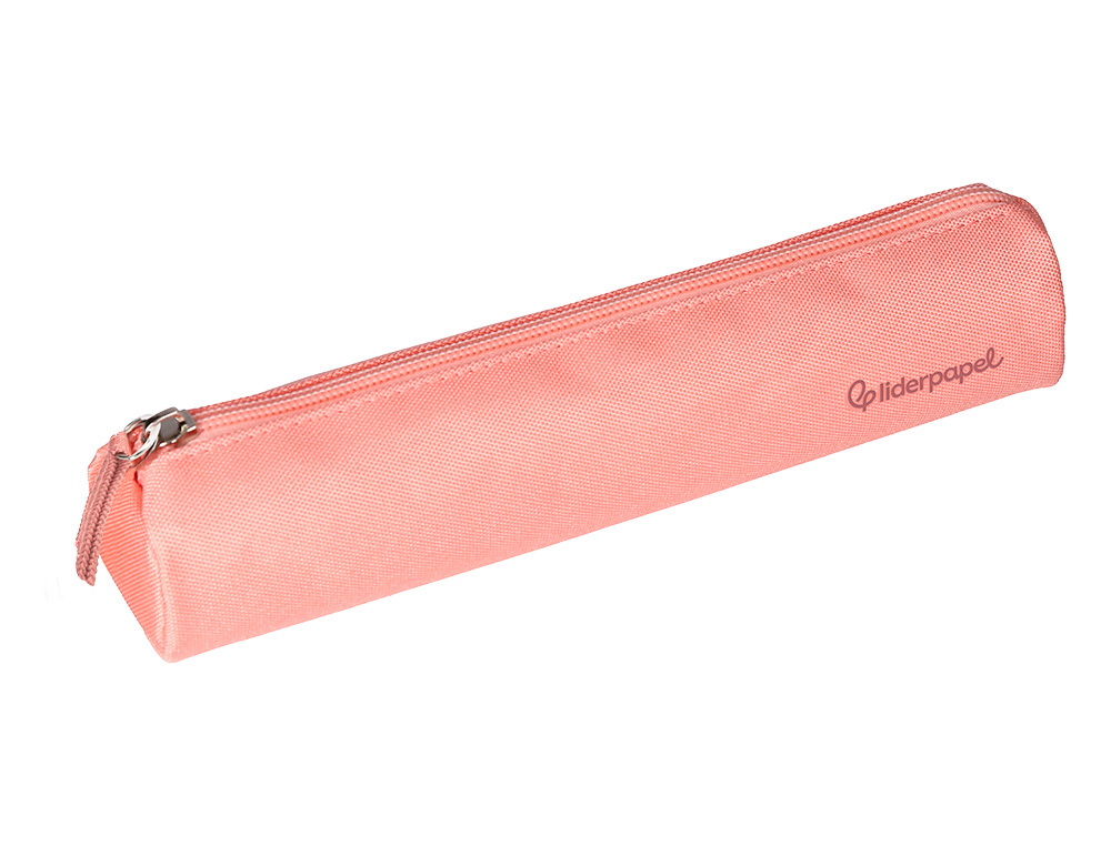 FOURRE-TOUT LIDERPAPEL ROND MINCE 22X4,5CM COLORIS ROSE   PECHE