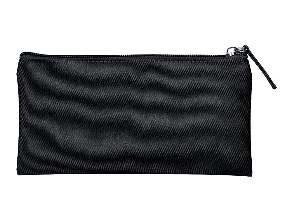FOURRE-TOUT LIDERPAPEL PLAT 1 COMPARTIMENT 20X10CM COLORIS  NOIR