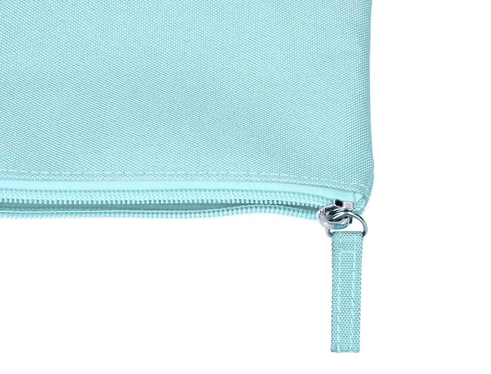 FOURRE-TOUT LIDERPAPEL PLAT 1 COMPARTIMENT 20X10CM COLORIS  BLEU CELESTE