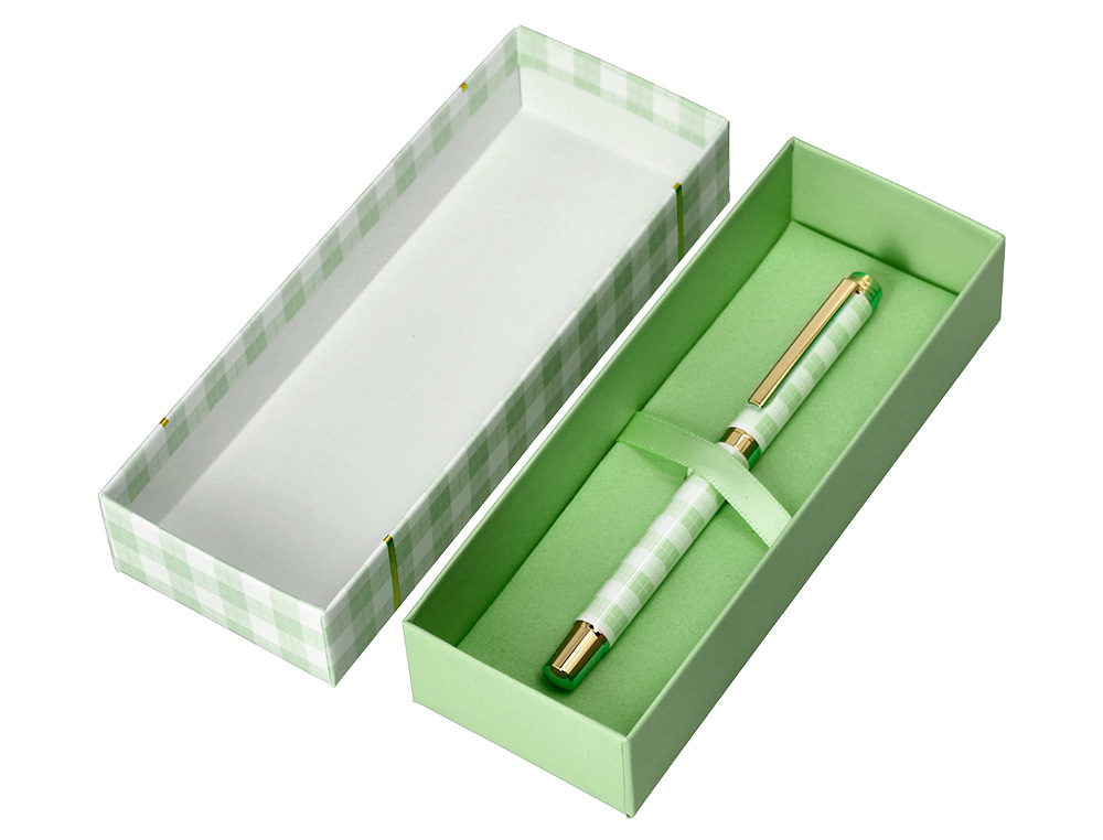 ROLLER BELIUS PICNIC ALUMINIUM ENCRE NOIRE COLORIS VERT DORE BOITE               DESIGN