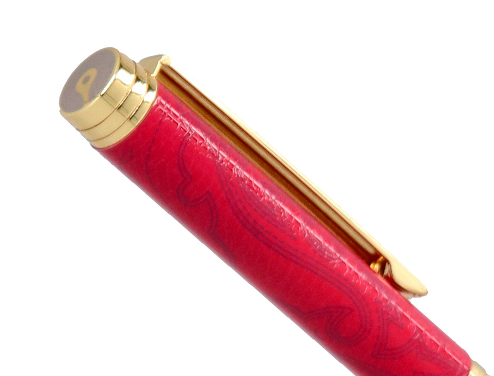 STYLO-BILLE BELIUS WILD WEST ALUMINIUM ENCRE BLEUE COLORIS BORDEAUX DORE BOITE DESIGN