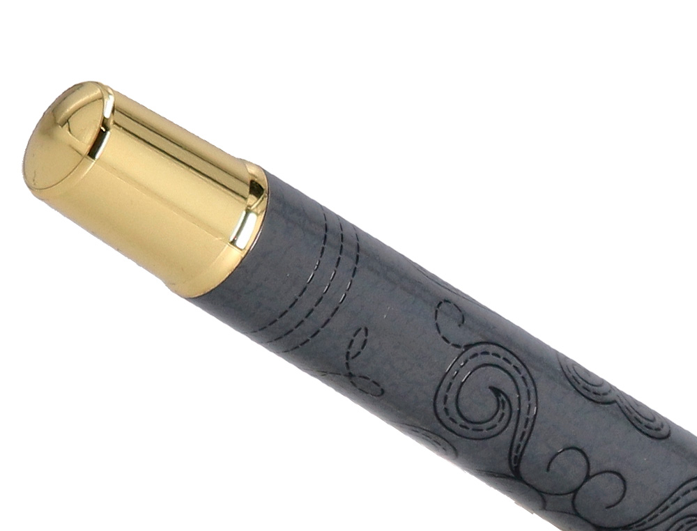 ROLLER BELIUS WILD WEST ALUMINIUM ENCRE NOIRE COLORIS NOIR DORE BOITE DESIGN