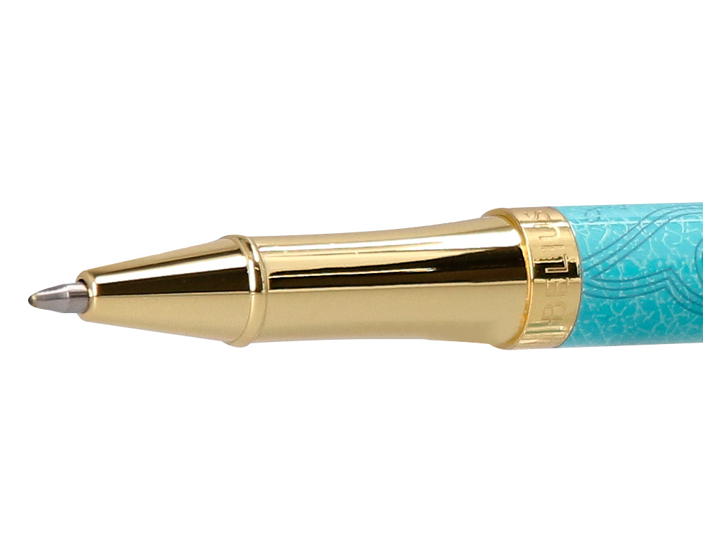 ROLLER BELIUS WILD WEST ALUMINIUM ENCRE NOIRE COLORIS BLEU TURQUOISE BOITE DESIGN
