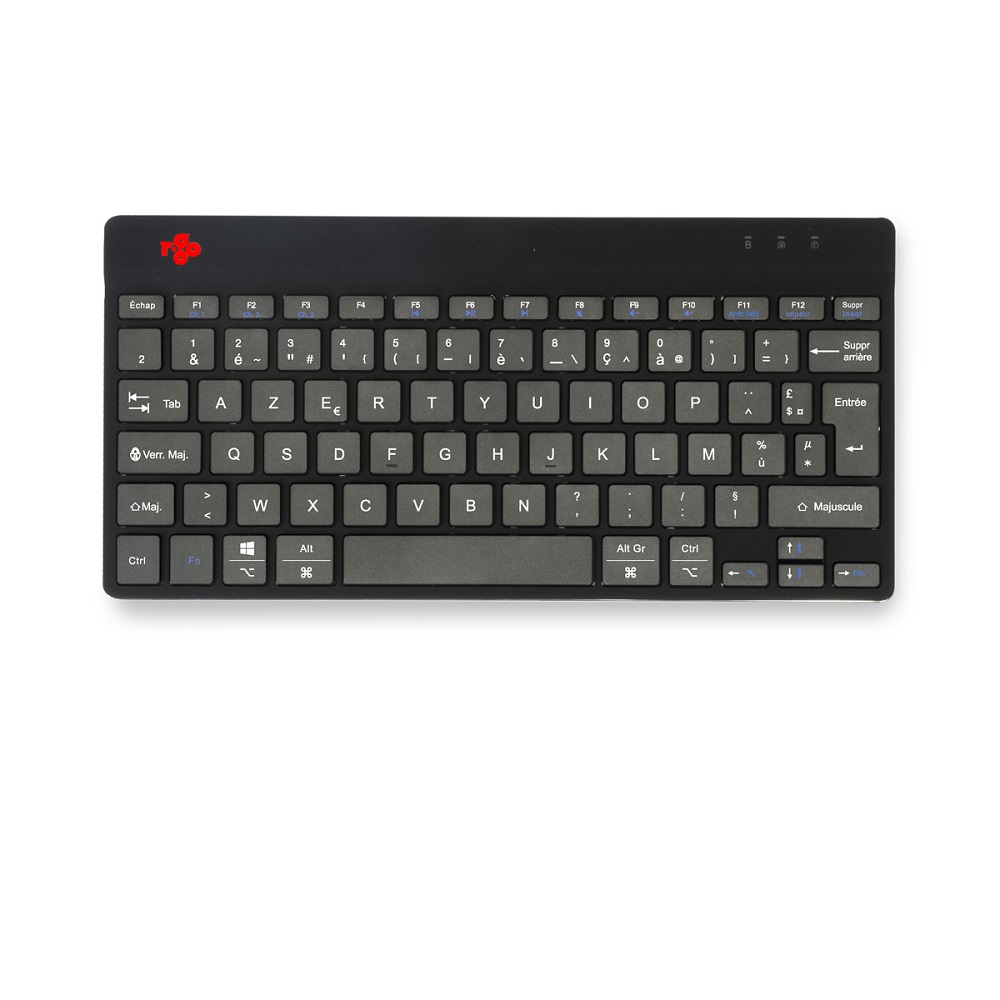 CLAVIER ERGONOMIQUE R-GO COMPACT BREAK NON-FILAIRE COLORIS NOIR
