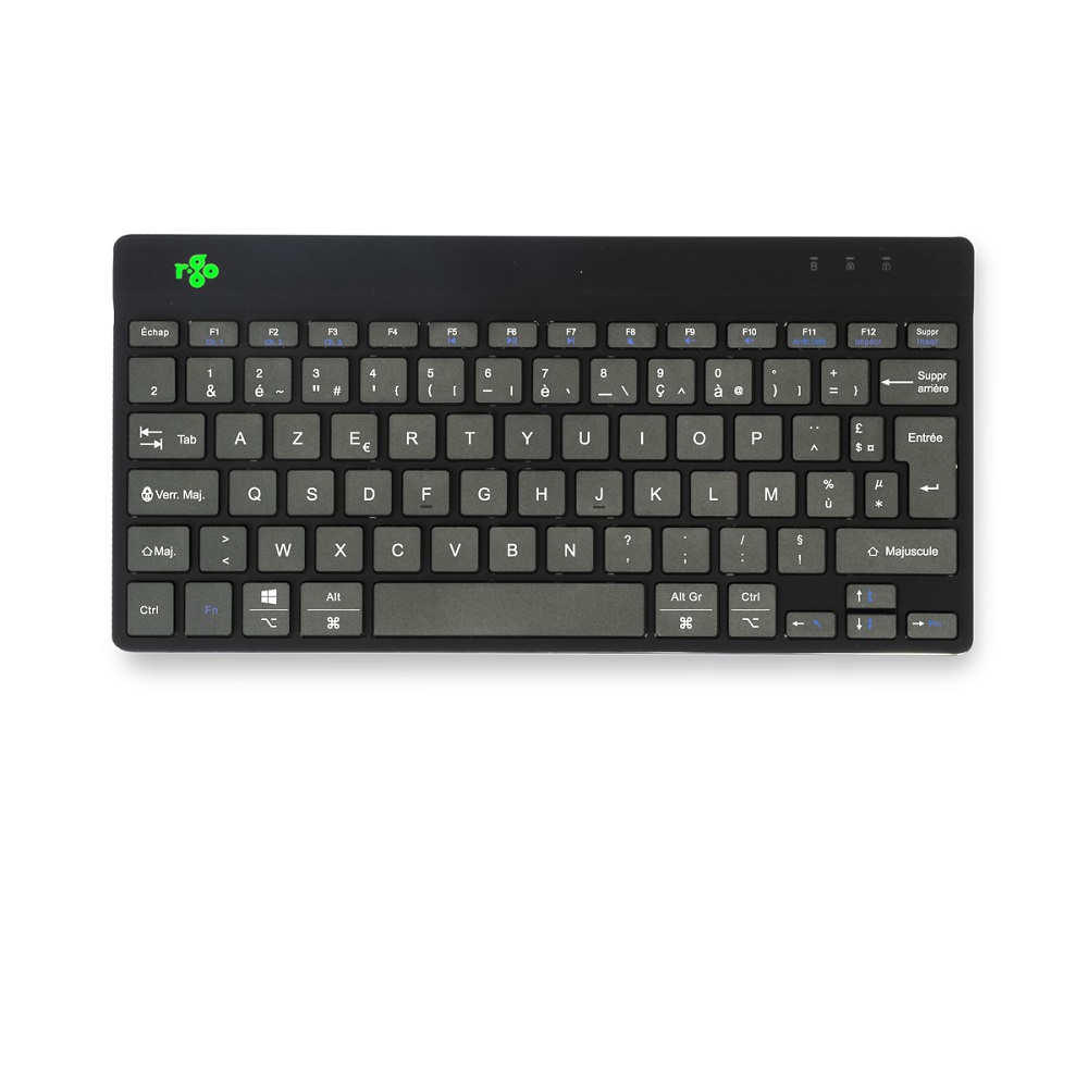 CLAVIER ERGONOMIQUE R-GO COMPACT BREAK NON-FILAIRE COLORIS NOIR