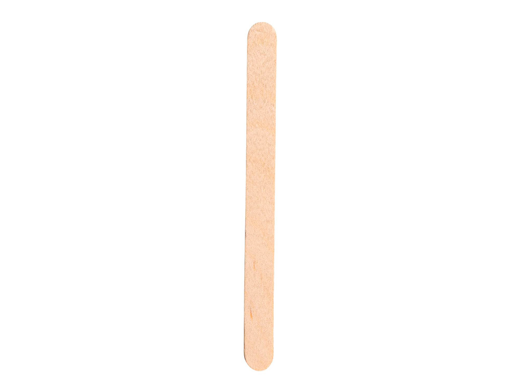 BATONNETS LIDERPAPEL BOIS DIM. 11,4X1CM COLORIS NATUREL SACHET 50 UNITES