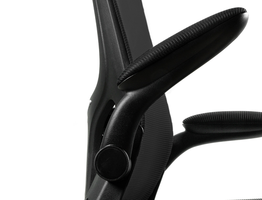CHAISE OPERATEUR Q-CONNECT ALBA MAILLE BASE METALLIQUE HAUT MAX 1110 LARG 610 PROF 580MM  ROUES PREMIUM COLORIS NOIR