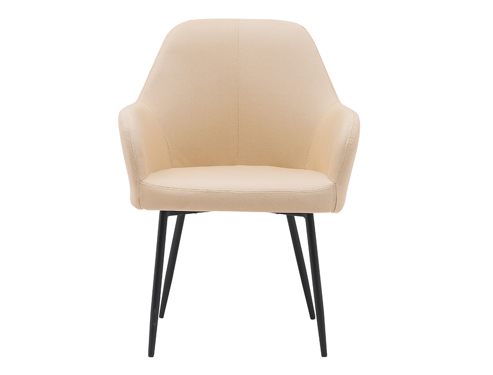 CHAISE CONFIDENT Q-CONNECT SIEMIONE BASE METALLIQUE HAUT MAX 820 LARG 570 PROF 580     COLORIS MARRON