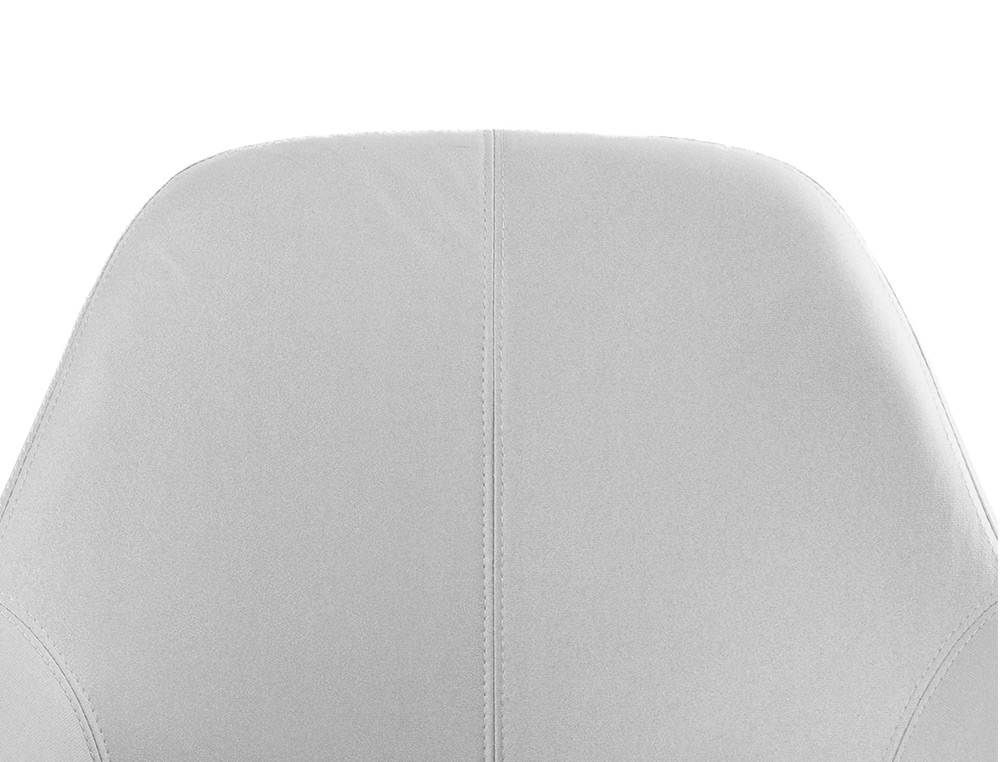 CHAISE CONFIDENT Q-CONNECT SIEMIONE BASE METALLIQUE HAUT MAX 820 LARG 570 PROF 580     COLORIS GRIS CLAIR