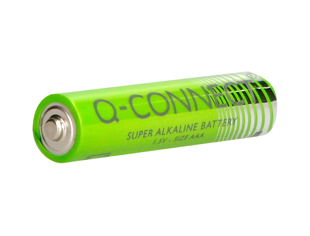 PILE Q-CONNECT ALCALINE AAA BLISTER 12 UNITES