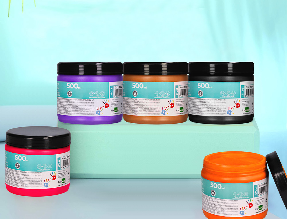 PEINTURE AU DOIGT LIDERPAPEL FLACON 500 ML COLORIS VIOLET