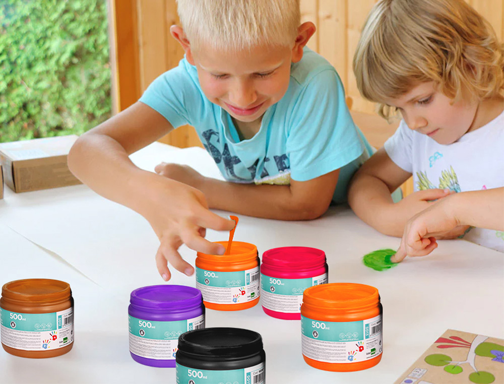 PEINTURE AU DOIGT LIDERPAPEL FLACON 500 ML COLORIS VIOLET