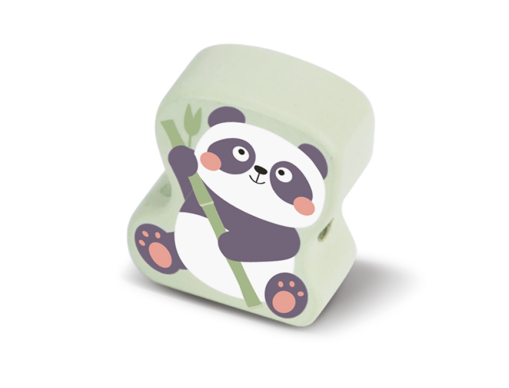 JEU ENFANT IMAGINOVO PERLES D'ANIMAUX A ENFILER BOIS +24  MOIS 13 PIECES 27X6,5X6,5 CM