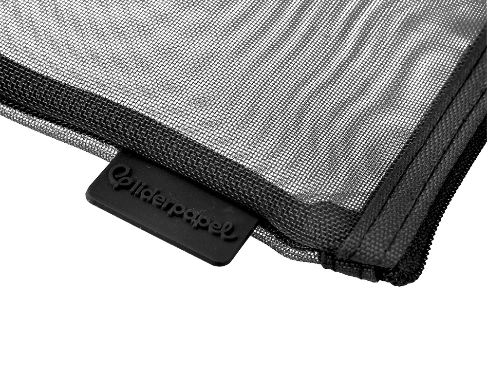 POCHETTE ZIP LIDERPAPEL A6 MULTIUSAGE FERMETURE ECLAIR   POLYESTER TRANSPIRABLE        COLORIS NOIR