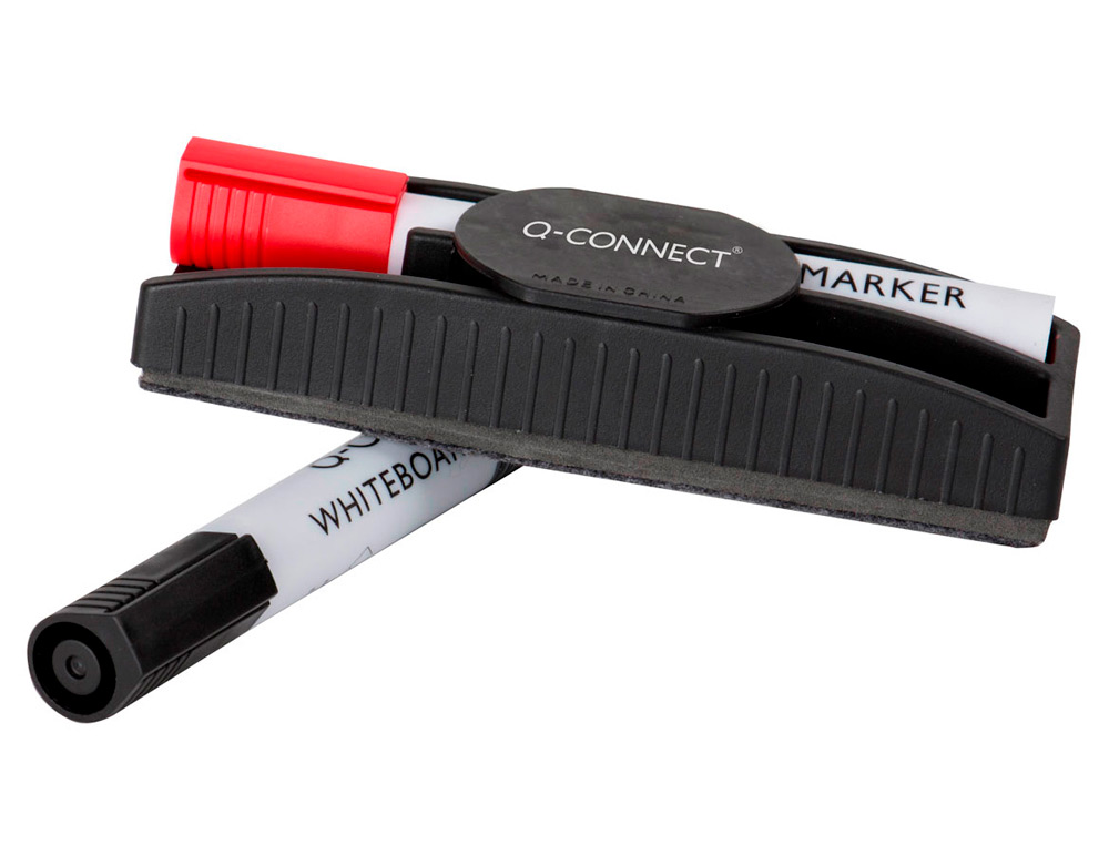 MARQUEUR Q-CONNECT TABLEAU BLANC POINTE OGIVE TRAC 2/3MM   CORPS PLASTIQUE ENCRE BASE    ALCOHOL POCHETTE 4 UNIT ASSORT