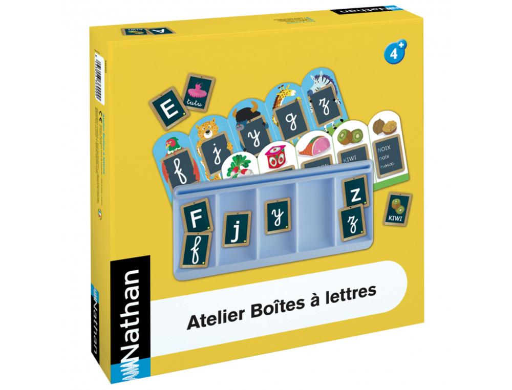 JEU DE LANGAGE ECRIT ATELIER BOITES A LETTRES NATHAN LOT   DE 2