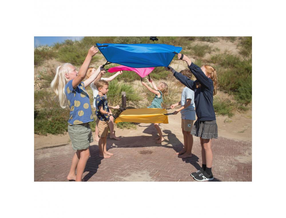 PARACHUTES BS TOYS SQUIRL PARACHUTES 4 POIGNEES 100 CM  5 SACS ECUREUILS VOLANTS 2 A  20 JOUEURS