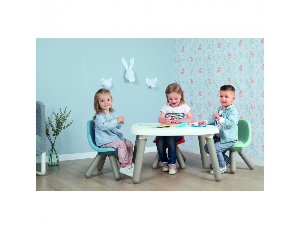 TABLE ENFANT SMOBY TOYS EN PLASTIQUE PIEDS SOUFFLES 4    ENFANTS UTILISATION           INTERIEURE 76X52X45CM