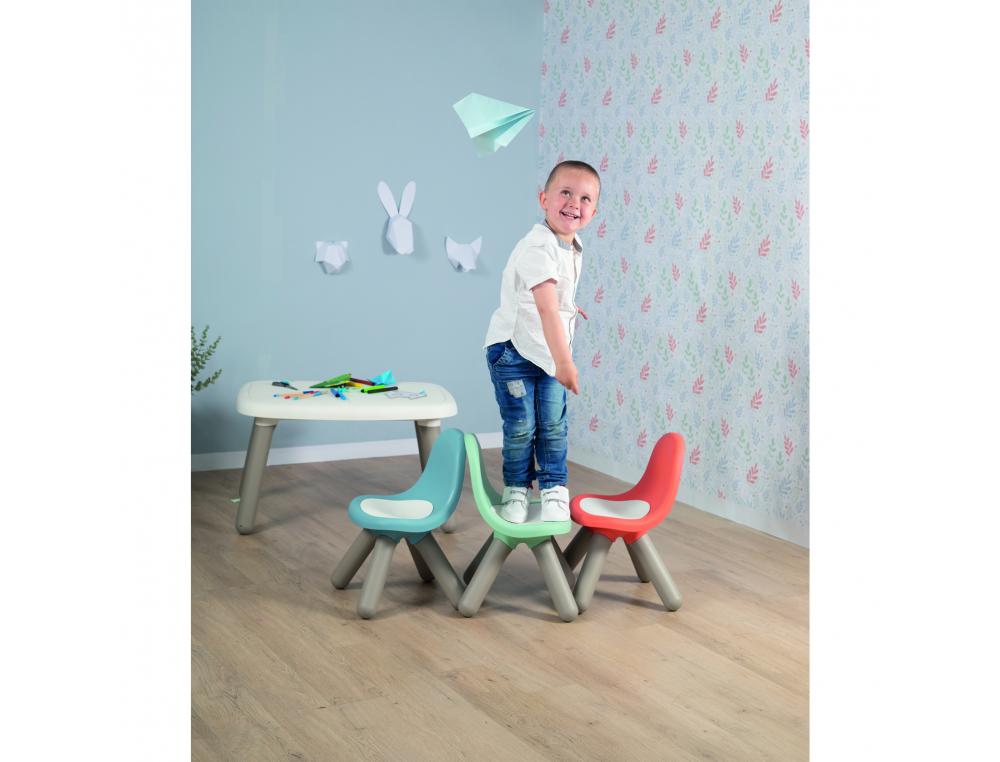 TABLE ENFANT SMOBY TOYS EN PLASTIQUE PIEDS SOUFFLES 4    ENFANTS UTILISATION           INTERIEURE 76X52X45CM