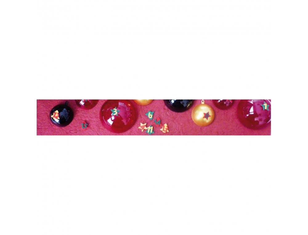 CALENDRIER DE L AVENT GRAINE CREATIVE NOEL CHIFFRES EN     FEUTRINE ADHESIFS SACHET DE   24 PIECES