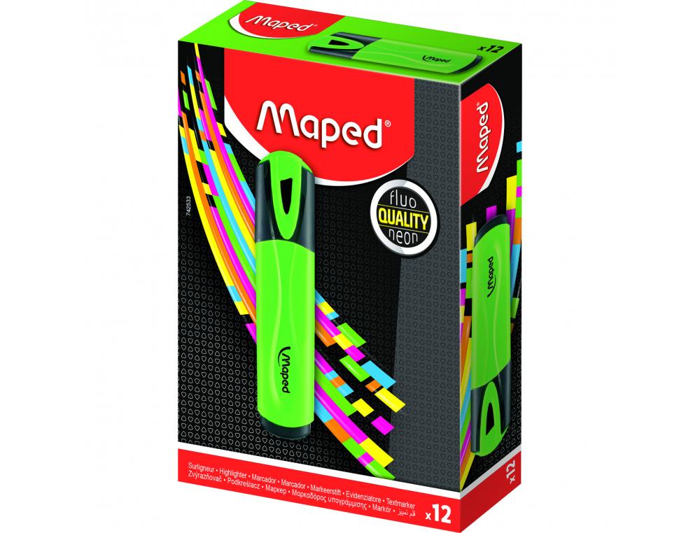 SURLIGNEUR FLUO PEP'S CLASSIC MAPED COLORIS VERT