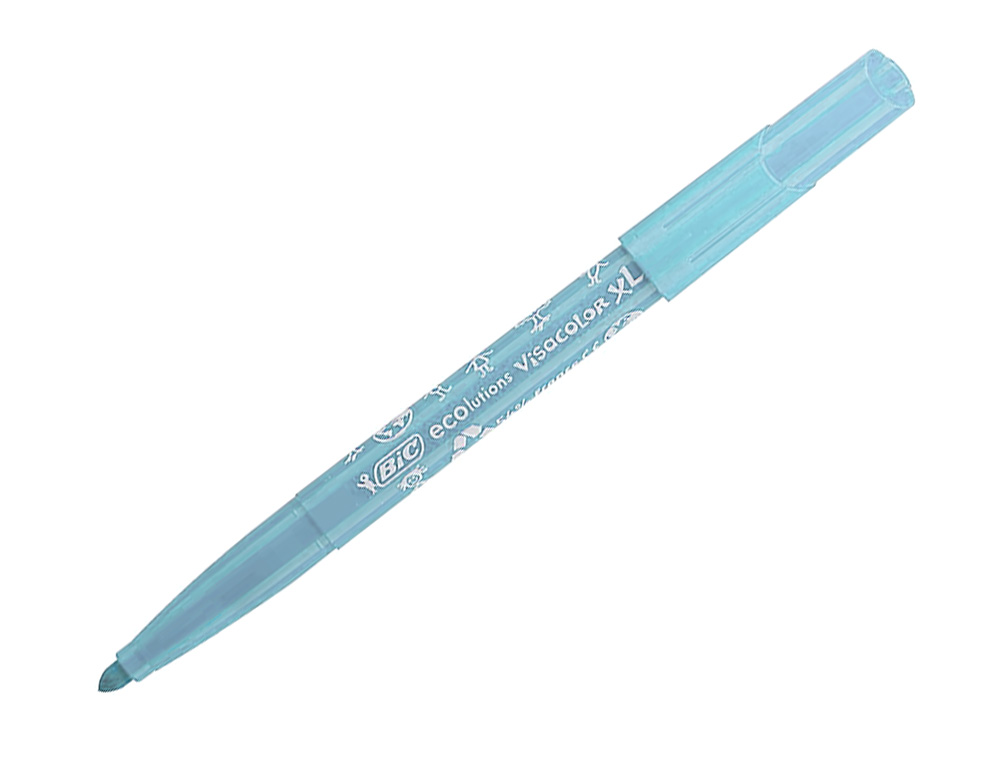 FEUTRE BIC KIDS VISACOLOR XL ENCRE LAVABLE POINTE LARGE    BLOQUEE COLORIS BLEU CLAIR