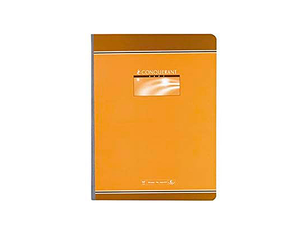CAHIER BROCH CONQURANT SEPT COUVERTURE OFFSET A5+ 17X22CM 192 PAGES 70G SYS
