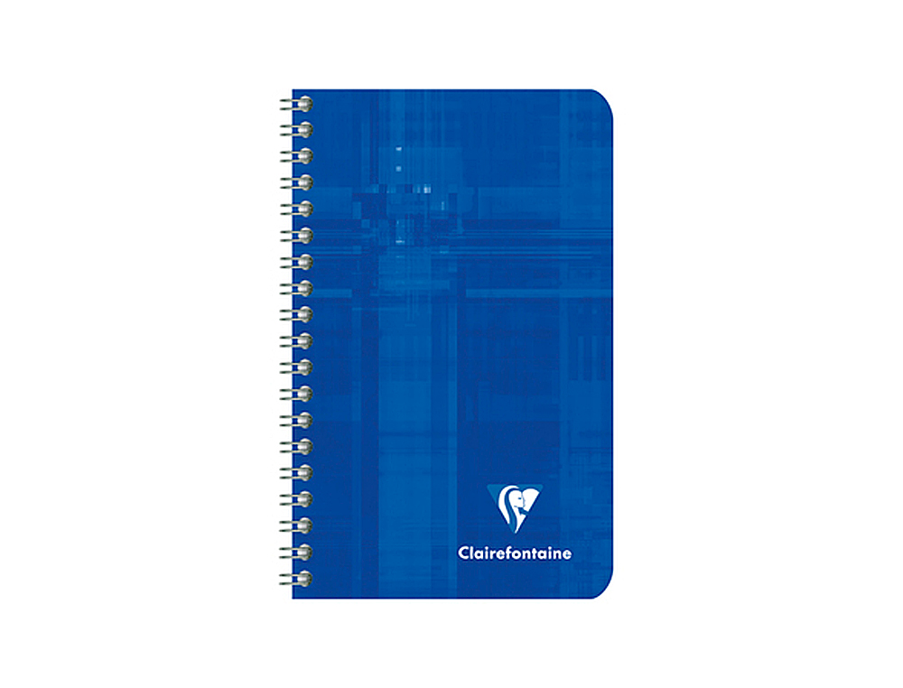 CARNET CLAIREFONTAINE RELIURE INTÉGRALE PAPIER VÉLIN VELOUTÉ COUVERTURE PELLICULÉE LAVABLE 7,5X12CM 100 PAGES 90G 4X4MM