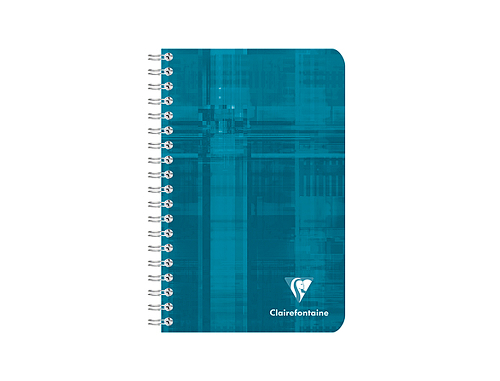 CARNET CLAIREFONTAINE RELIURE INTÉGRALE PAPIER VÉLIN VELOUTÉ COUVERTURE PELLICULÉE LAVABLE 11X17CM 100 PAGES 90G 5X5MM