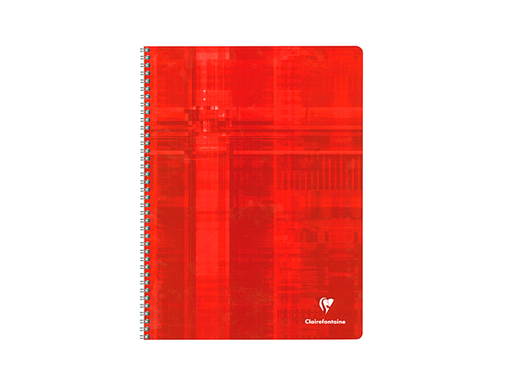 CAHIER CLAIREFONTAINE PAPIER VÉLIN VELOUTÉ COUVERTURE PELLICULÉE RELIURE INTÉGRALE A4+ 24X32CM 100 PAGES 90G SÉYÈS