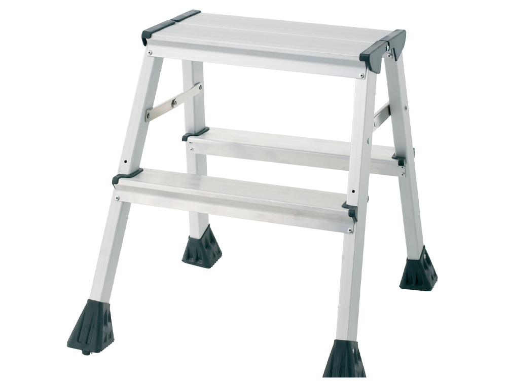 ESCABEAU Q-CONNECT PLIABLE POLYPROPYLNE HAUTEUR 45CM ANTHRACITE