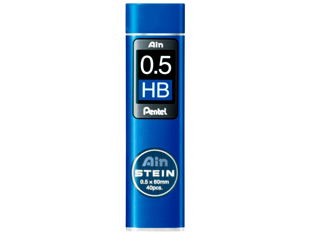 MINE PENTEL 0.5MM HB HAUTE DENSIT RSISTANTE TUI AVEC BEC VERSEUR 40 UNITS