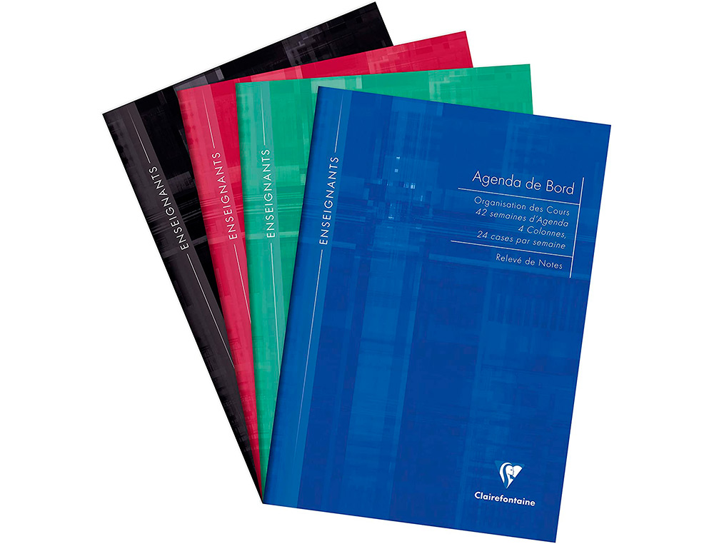 CARNET BORD BROCHÉ CLAIREFONTAINE POUR ENSEIGNANTS A4 21X29,7CM 144 PAGES