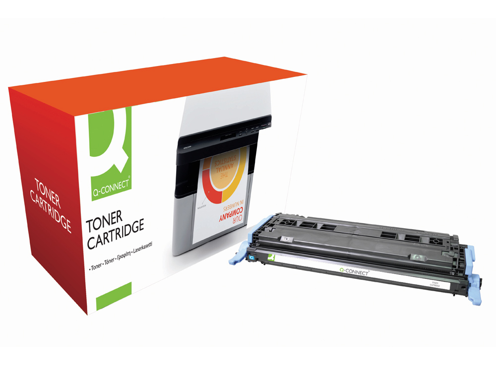 TONER LASER Q-CONNECT COMPATIBLE IMPRIMANTES HP Q6001A COULEUR CYAN 2000P