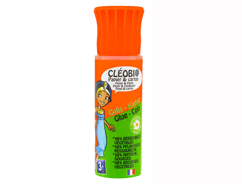 COLLE SCOLAIRE CLÉOPÂTRE CLÉOBIO LIQUIDE FORTE PRISE DIFFÉRÉE ETENDEUR MOUSSE RECHARGEABLE FLACON 25G