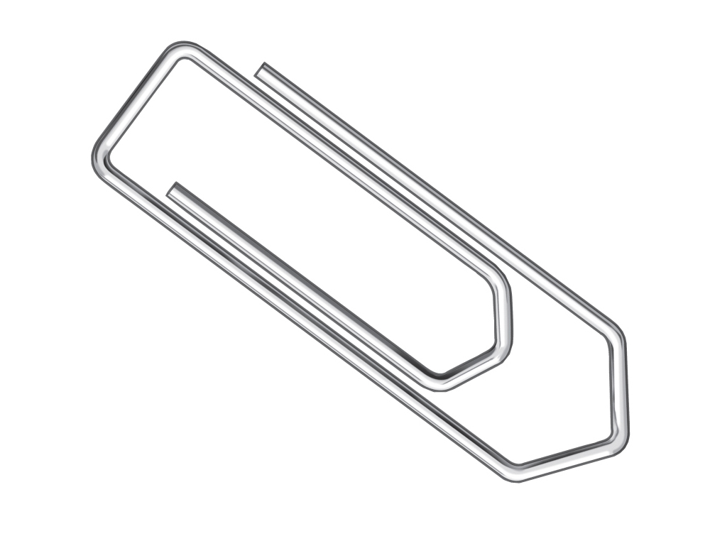 TROMBONE Q-CONNECT GALVANIS 32MM BOTE CARTON 1000 UNITS